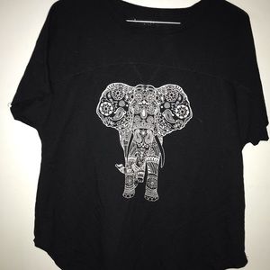 Arizona black and white elephant logo t shirt